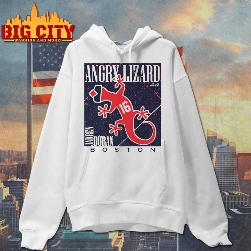 Angry Lizard Jarren Duran Boston Baseball Shirts