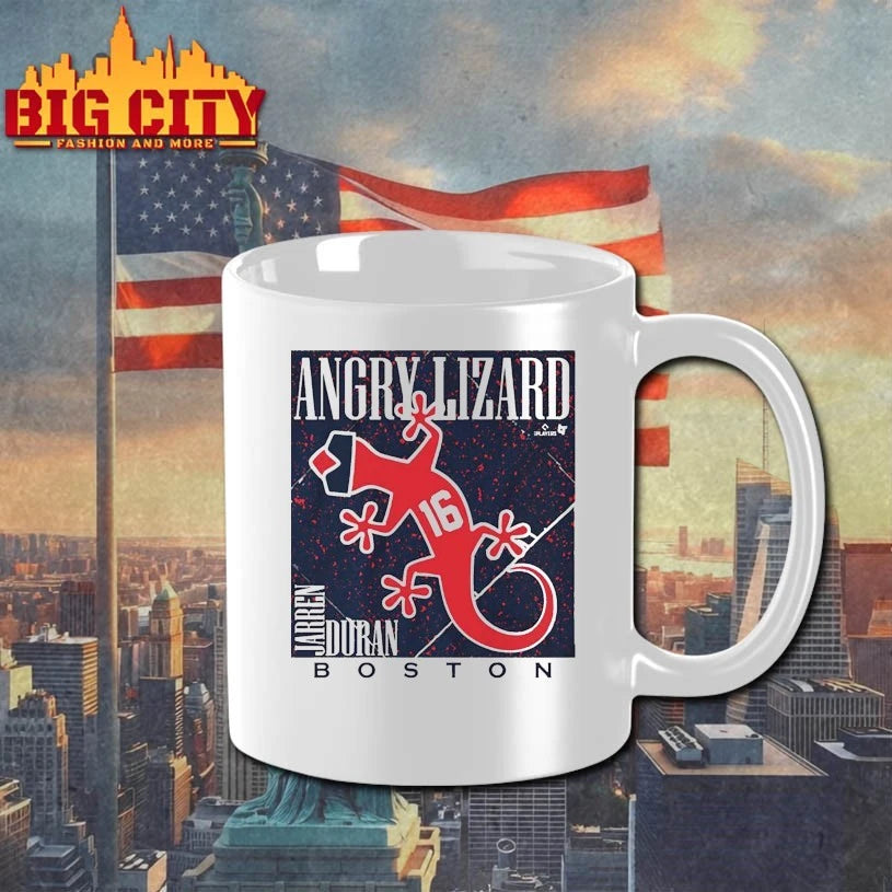 Angry Lizard Jarren Duran Boston Baseball Shirts