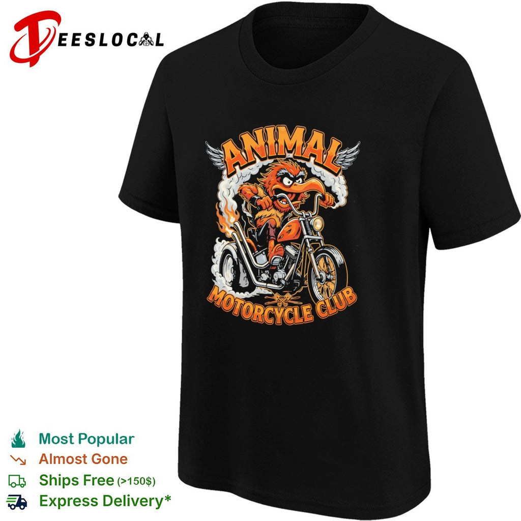 Animal Muppet Motorcycle Club riding a chopper for bikers shirt