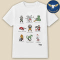 Animals Performing Wrestling Moves Named After Themselves Shirt