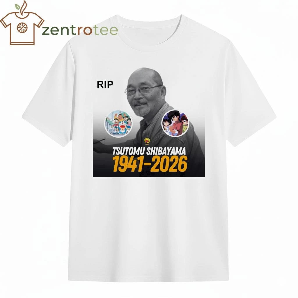 Anime Tribute Tee Tsutomu Shibayama RIP Shirt