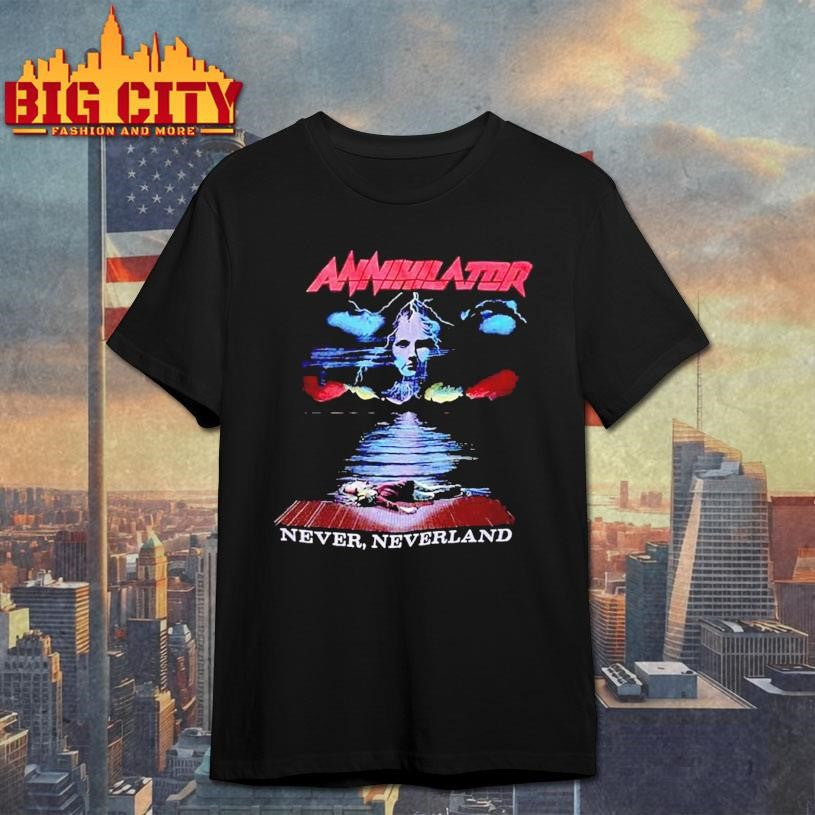 Annihilator Band Never Neverland 1990 Shirt