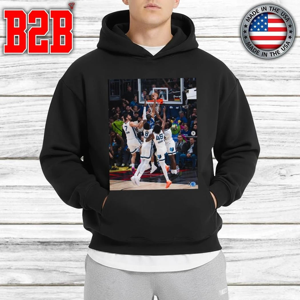 Anthony Black Dunks On Four Defenders Shirt
