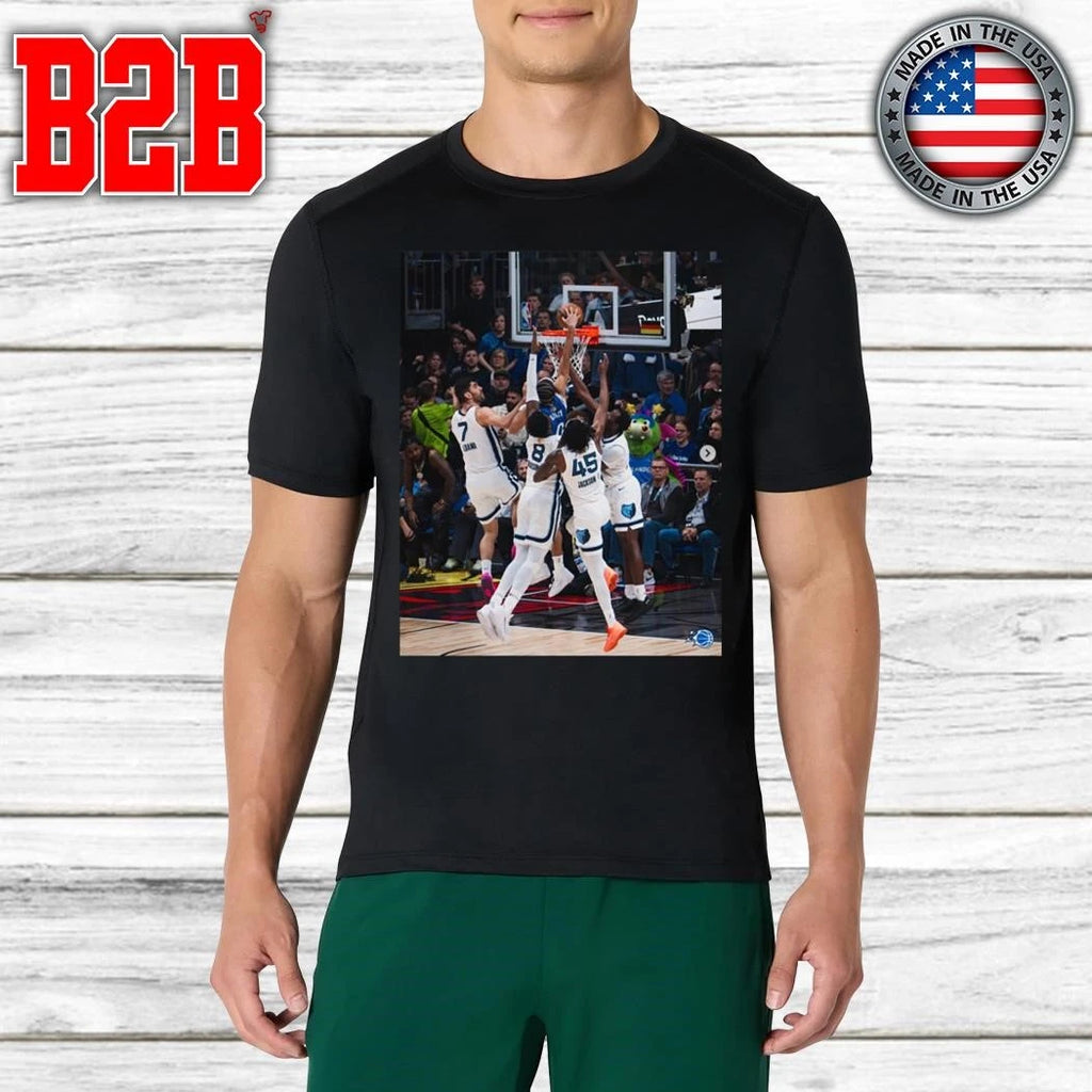 Anthony Black Dunks On Four Defenders Shirt