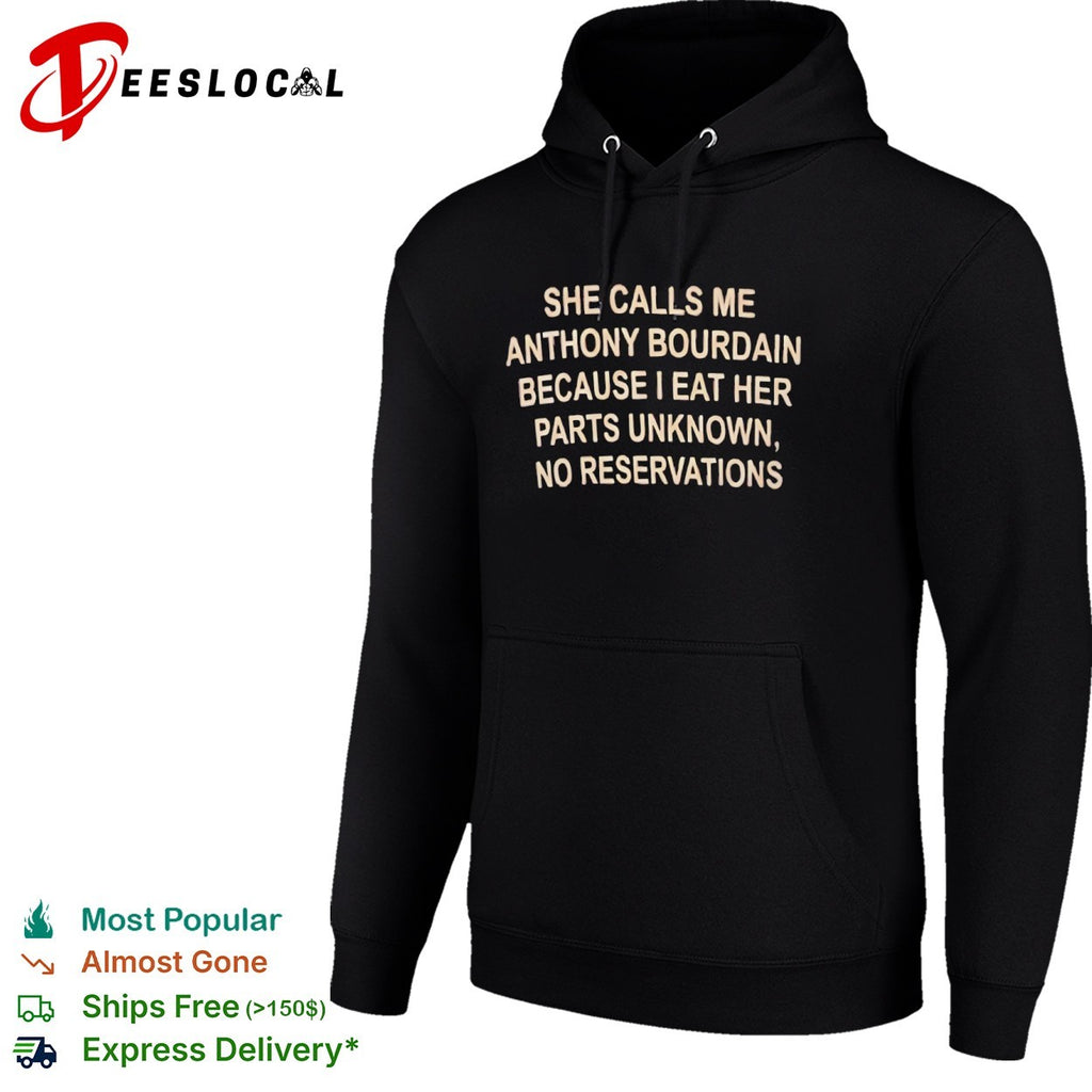 Anthony Bourdain parts unknown no reservations shirt