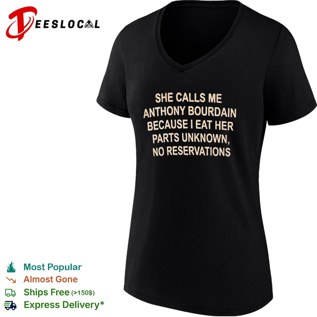 Anthony Bourdain parts unknown no reservations shirt