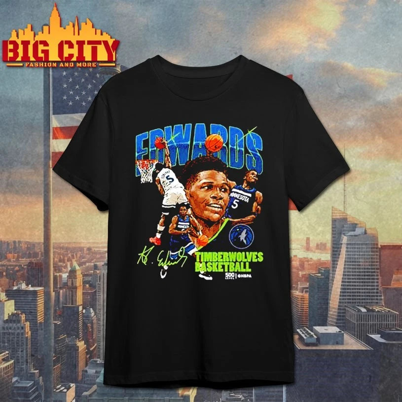 Anthony Edwards Minnesota Timberwolves Player signature shirts