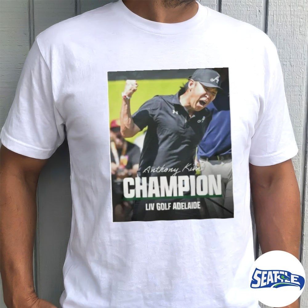 Anthony Kim LIV Golf Adelaide Champion 2026 Poster shirt