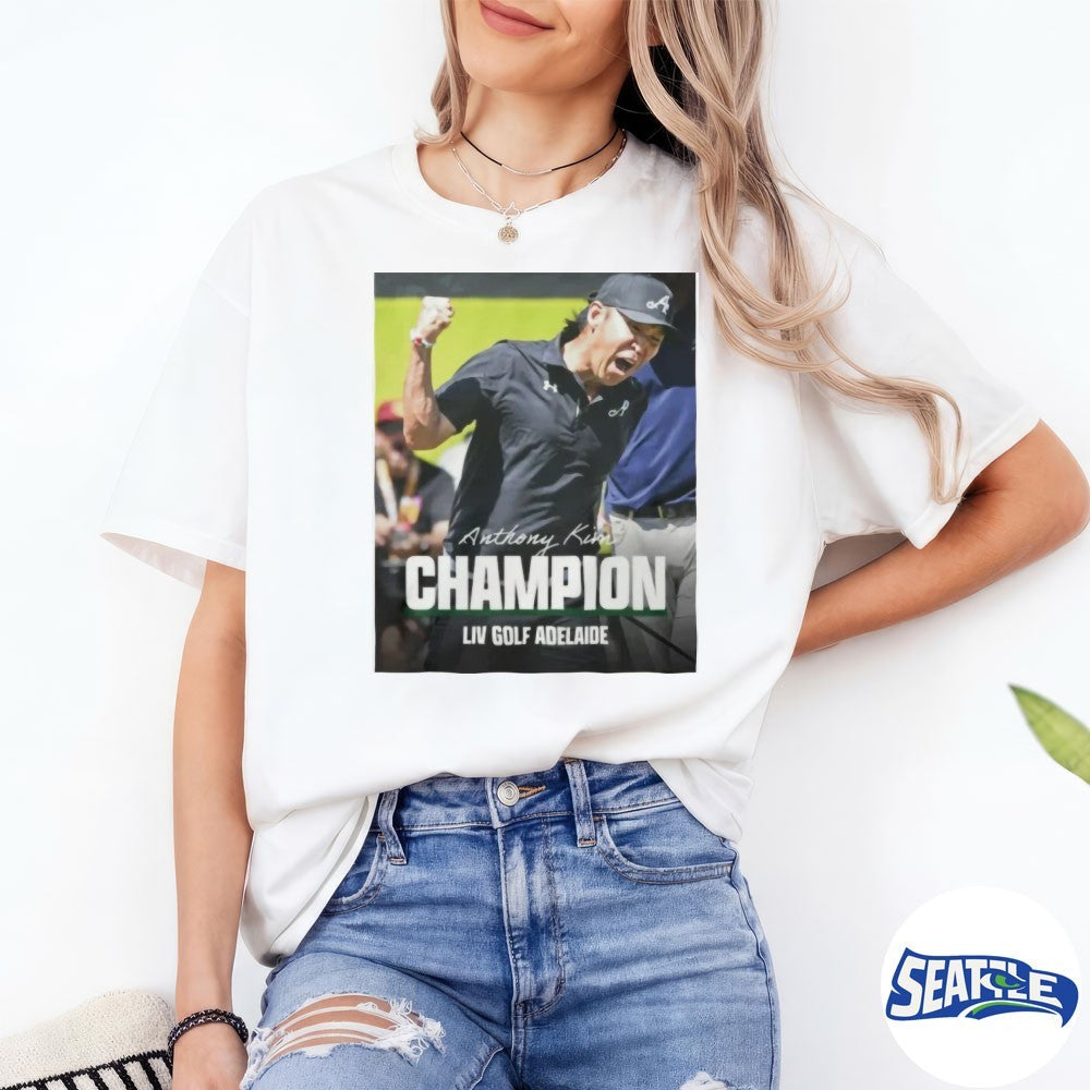 Anthony Kim LIV Golf Adelaide Champion 2026 Poster shirt