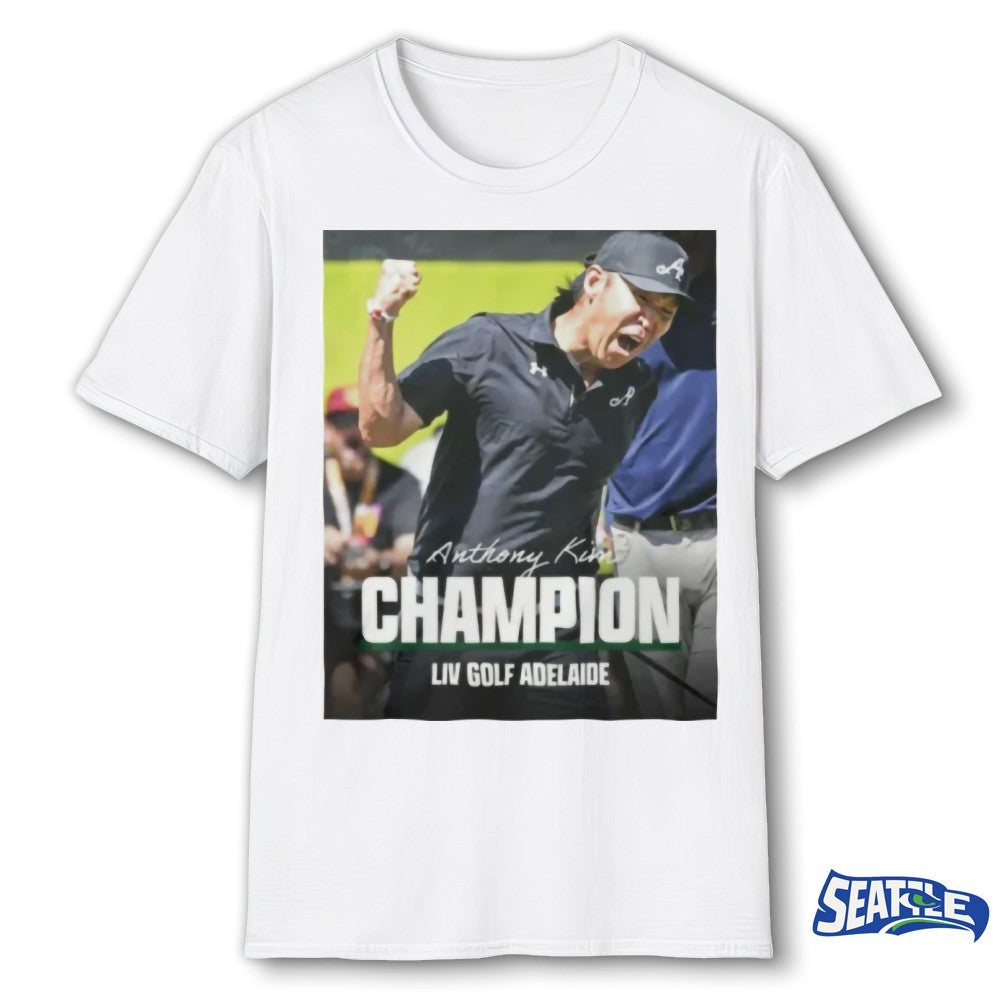 Anthony Kim LIV Golf Adelaide Champion 2026 Poster shirt