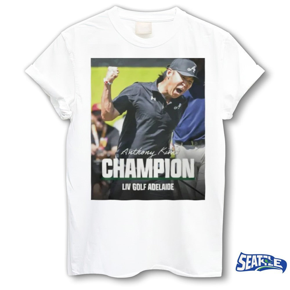 Anthony Kim LIV Golf Adelaide Champion 2026 Poster shirt