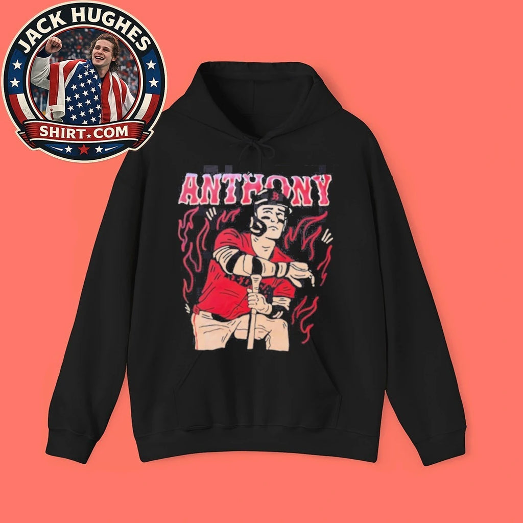 Anthony Volpe New York Baseball Flaming Graphic Player Shirt