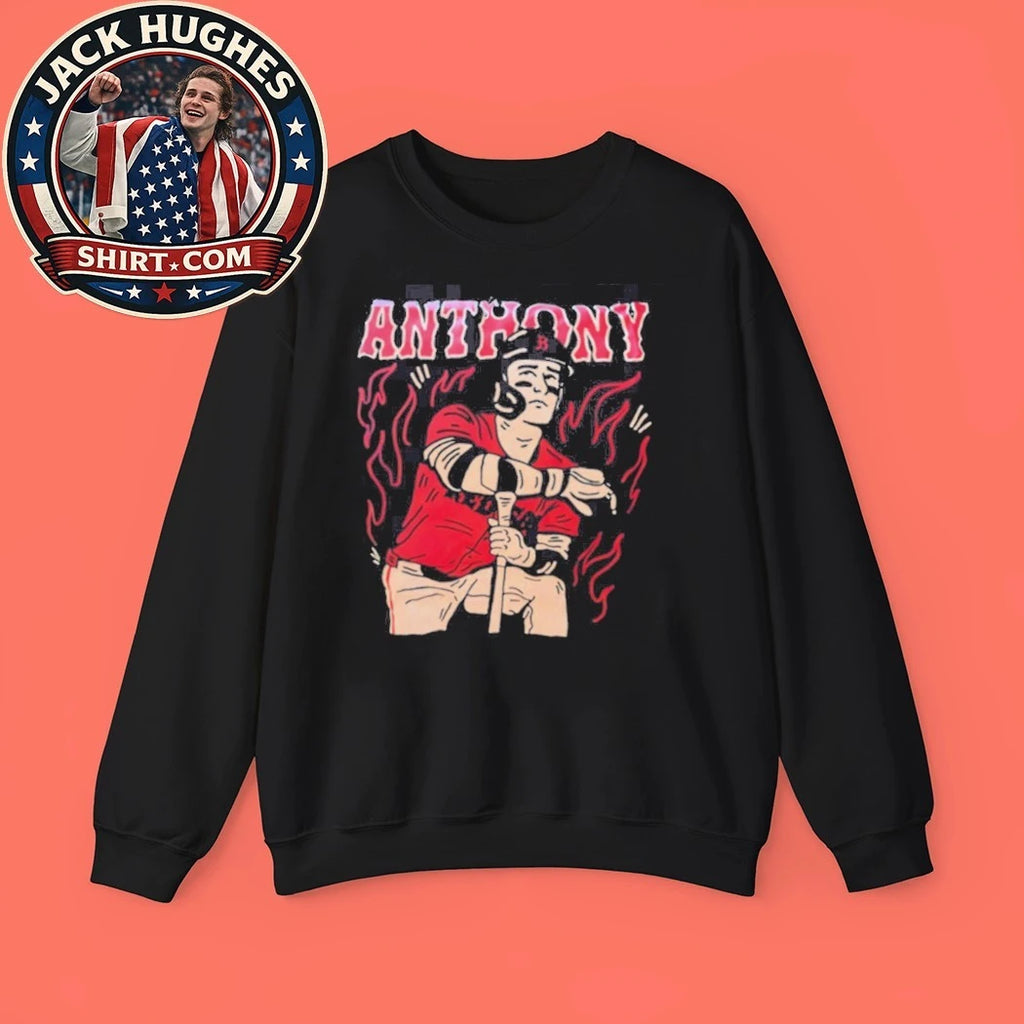 Anthony Volpe New York Baseball Flaming Graphic Player Shirt