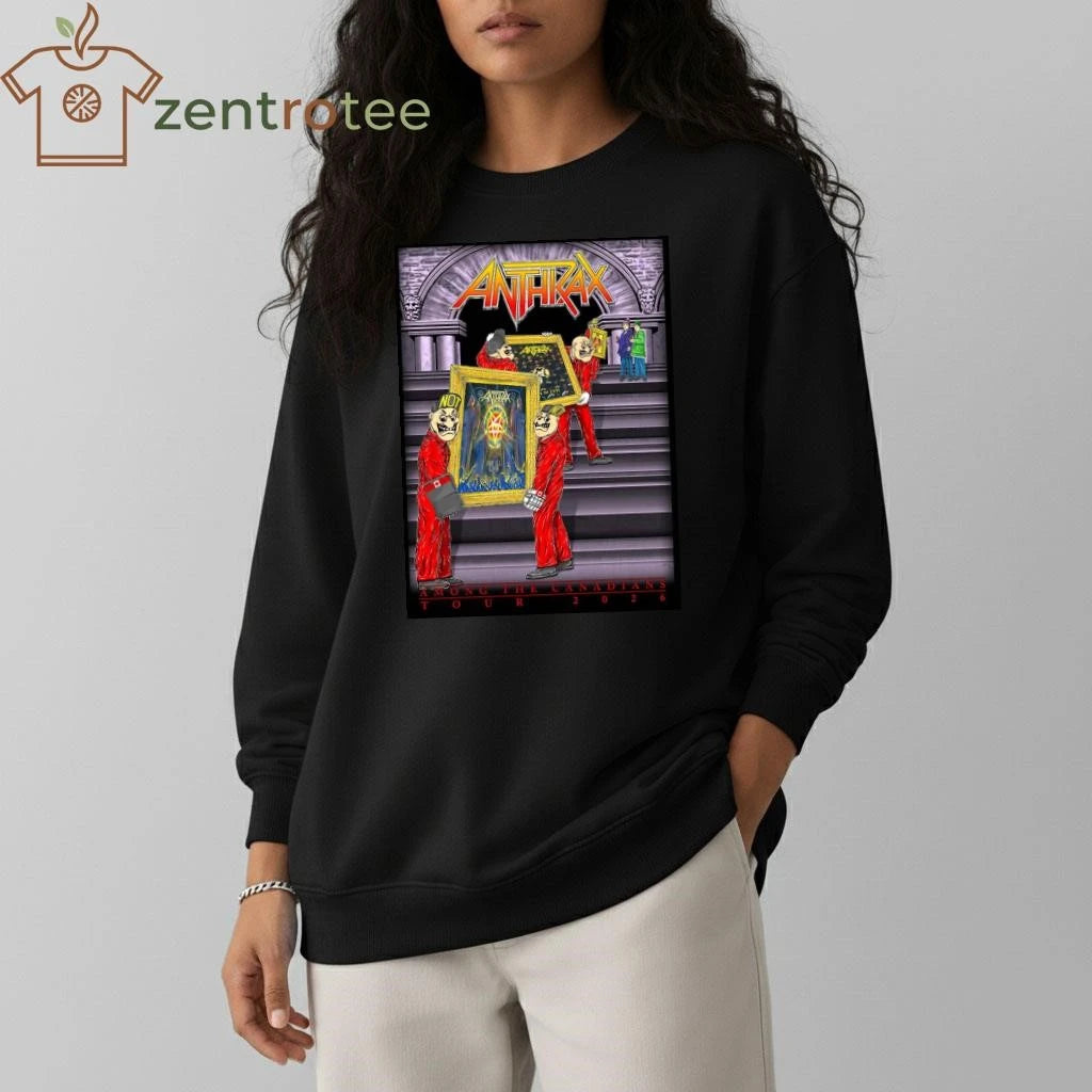 Anthrax Among The Canadians Tour 2026 tee
