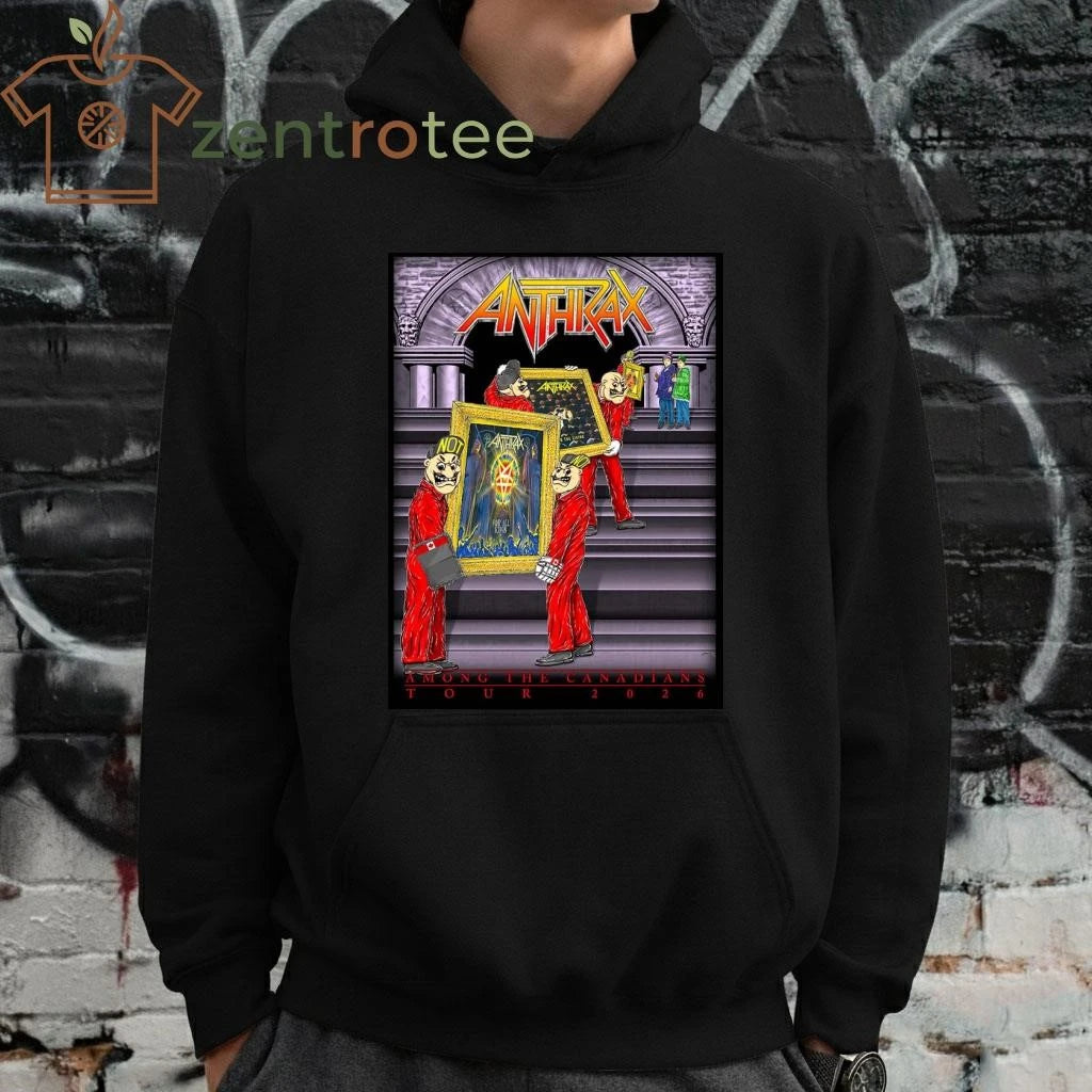 Anthrax Among The Canadians Tour 2026 tee