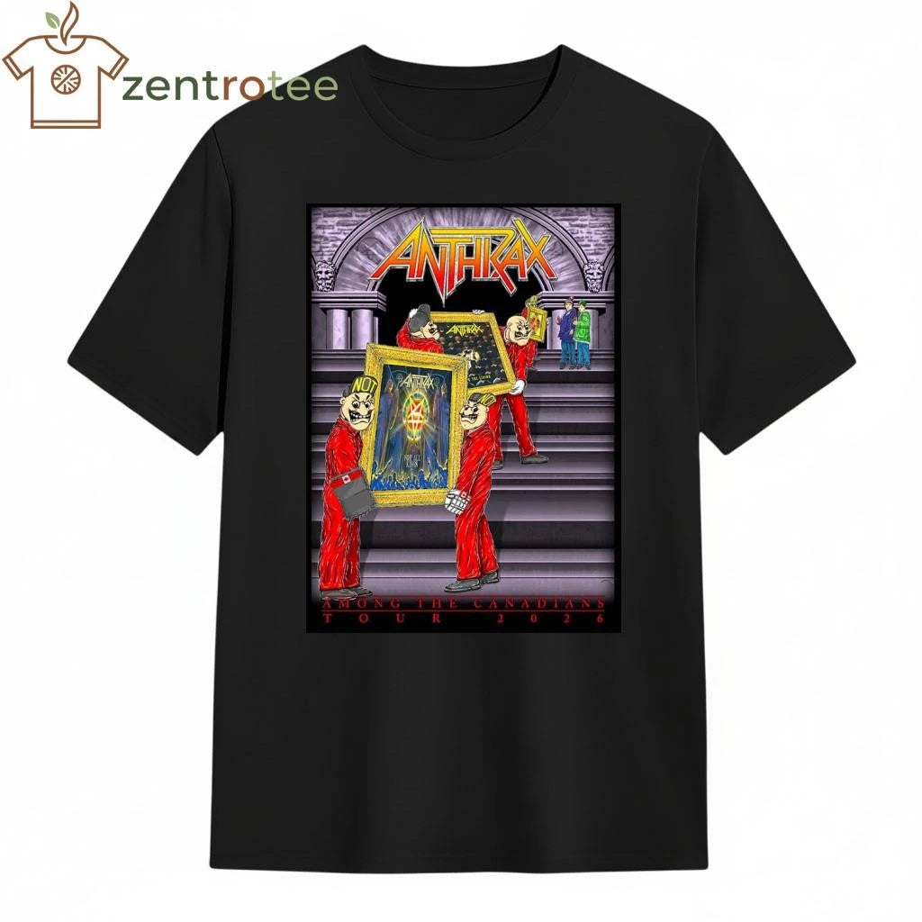 Anthrax Among The Canadians Tour 2026 tee