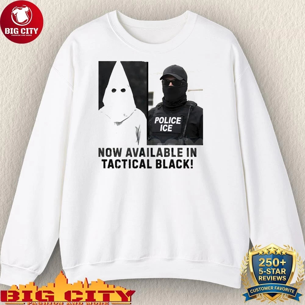 Anti ICE Now available in tactical black shirt