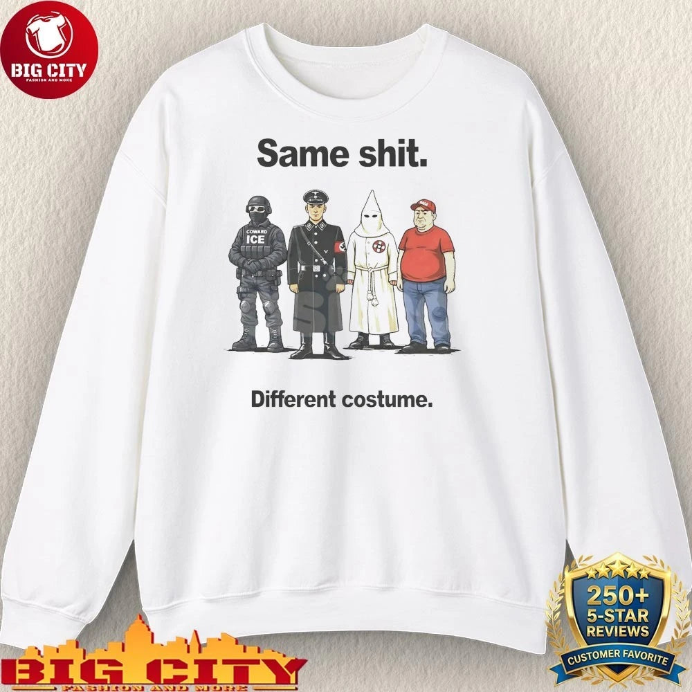 Anti ICE Same Shit Different Costume shirt