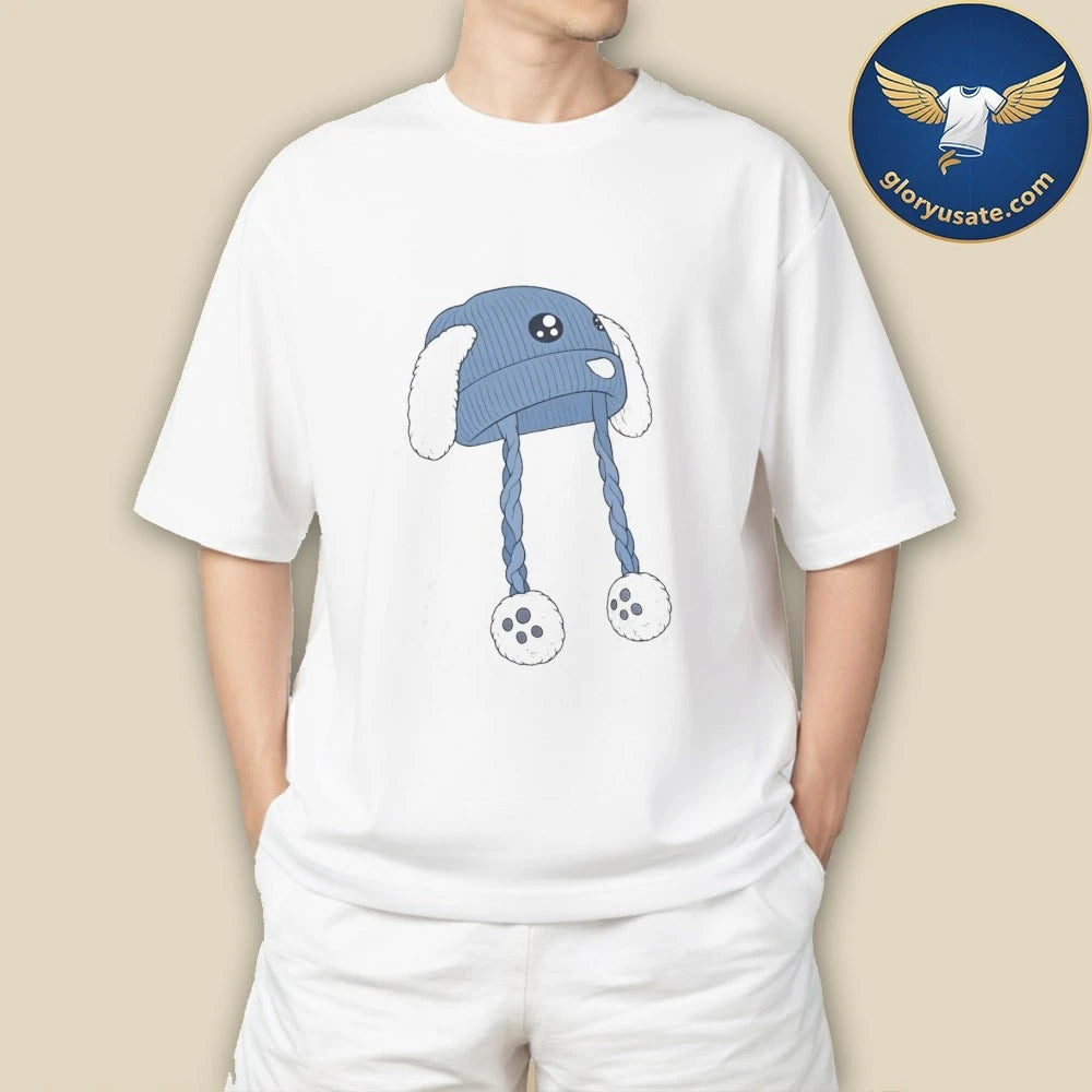 Anti Ice Chinga La Migra Blue Bunny Hat Shirt