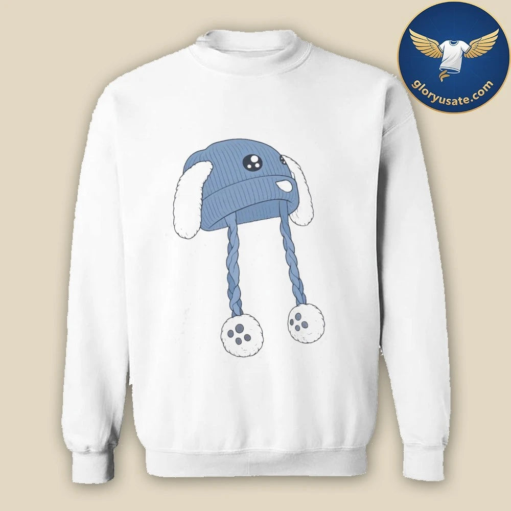 Anti Ice Chinga La Migra Blue Bunny Hat Shirt