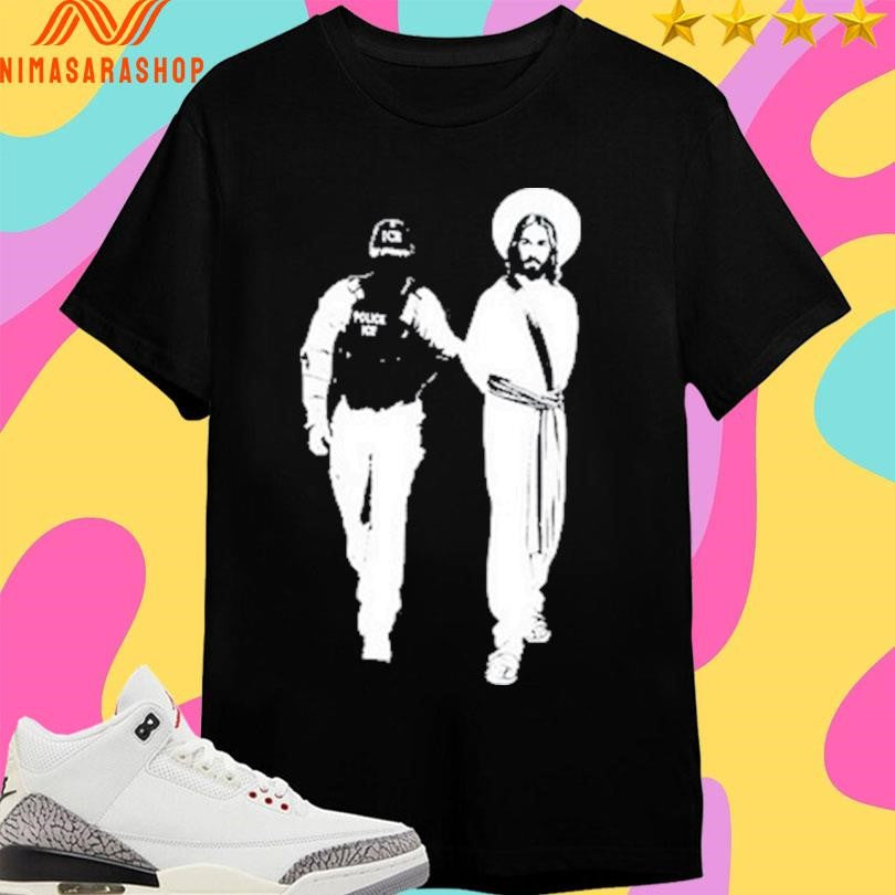 Anti Ice Jesus Arrested Parody 2026 Shirts