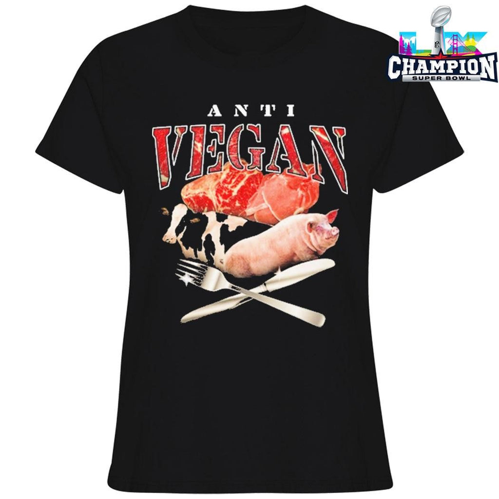 Anti-vegan Pig And Cow Shirt