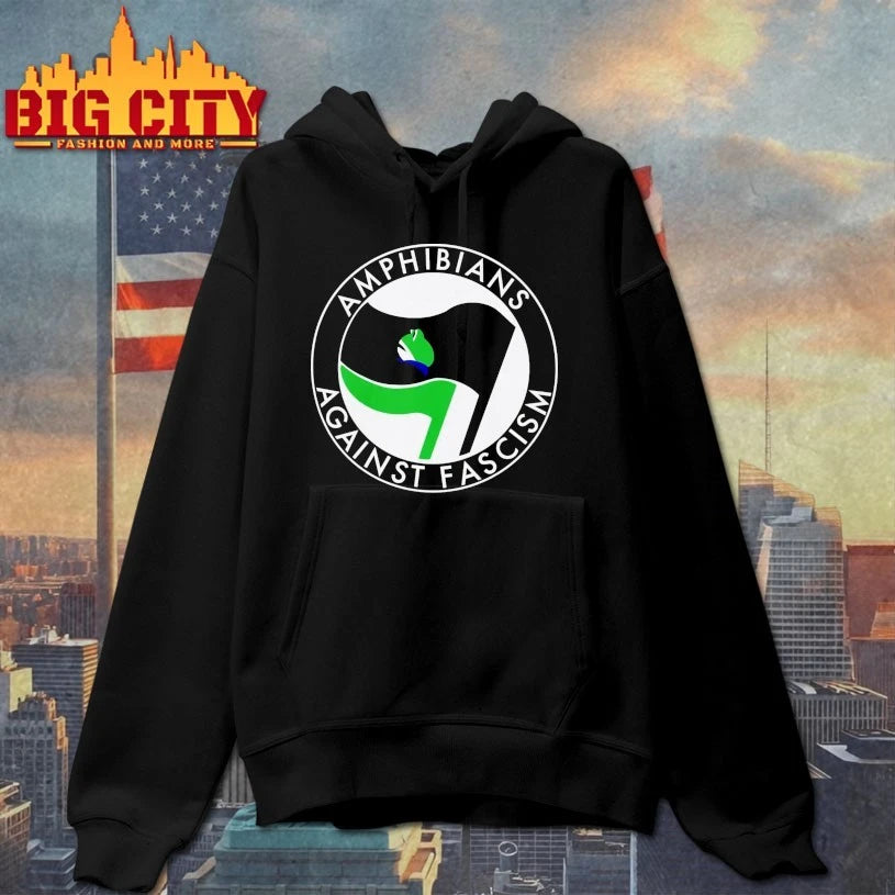Antifa Amphibians Against Fascism Frog Shirt