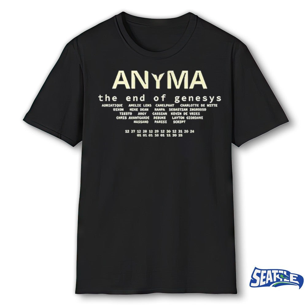 Anyma Presents Aeden Concept 2026 Limited The End Of Genesys shirt