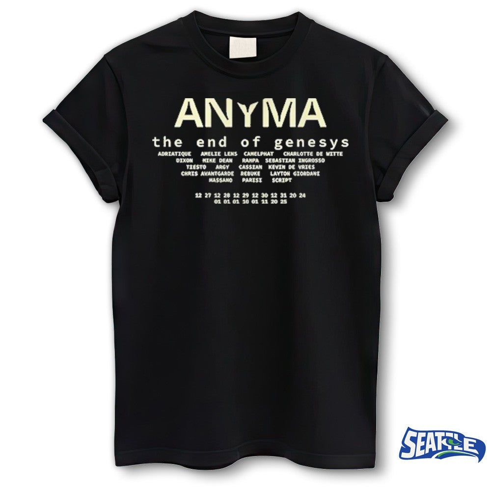 Anyma Presents Aeden Concept 2026 Limited The End Of Genesys shirt
