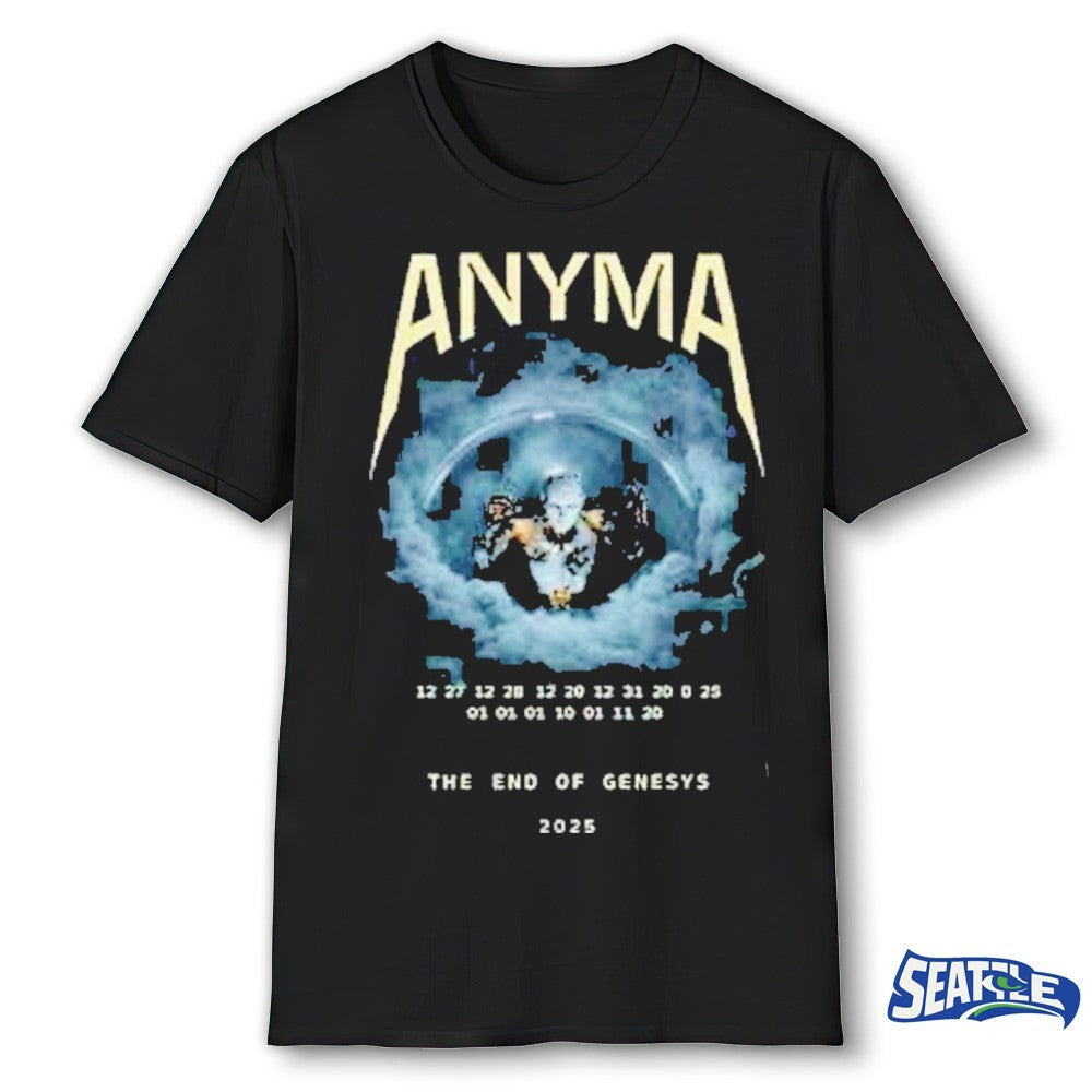 Anyma Sphere Las Vegas 2026 Show Eden The End Of  Genesys Shirt
