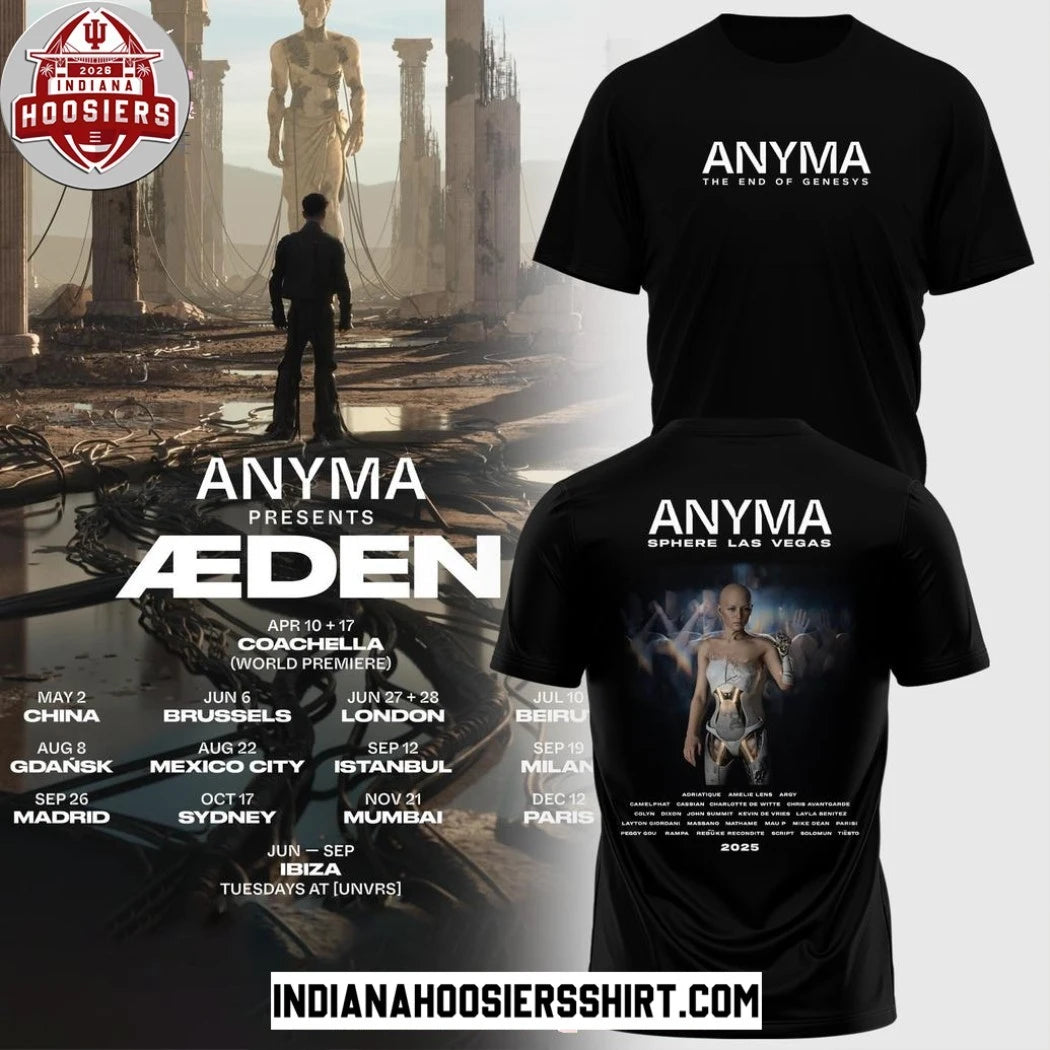 Anyma The End Of Genesys Black Two Sided 2026 Shirt