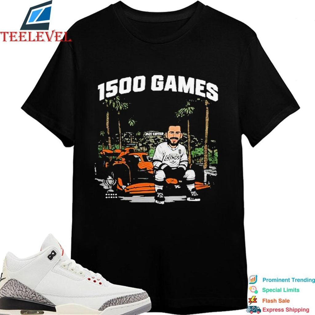 Anze Kopitar 1500 Games 2026 Los Angeles Kings T-shirts