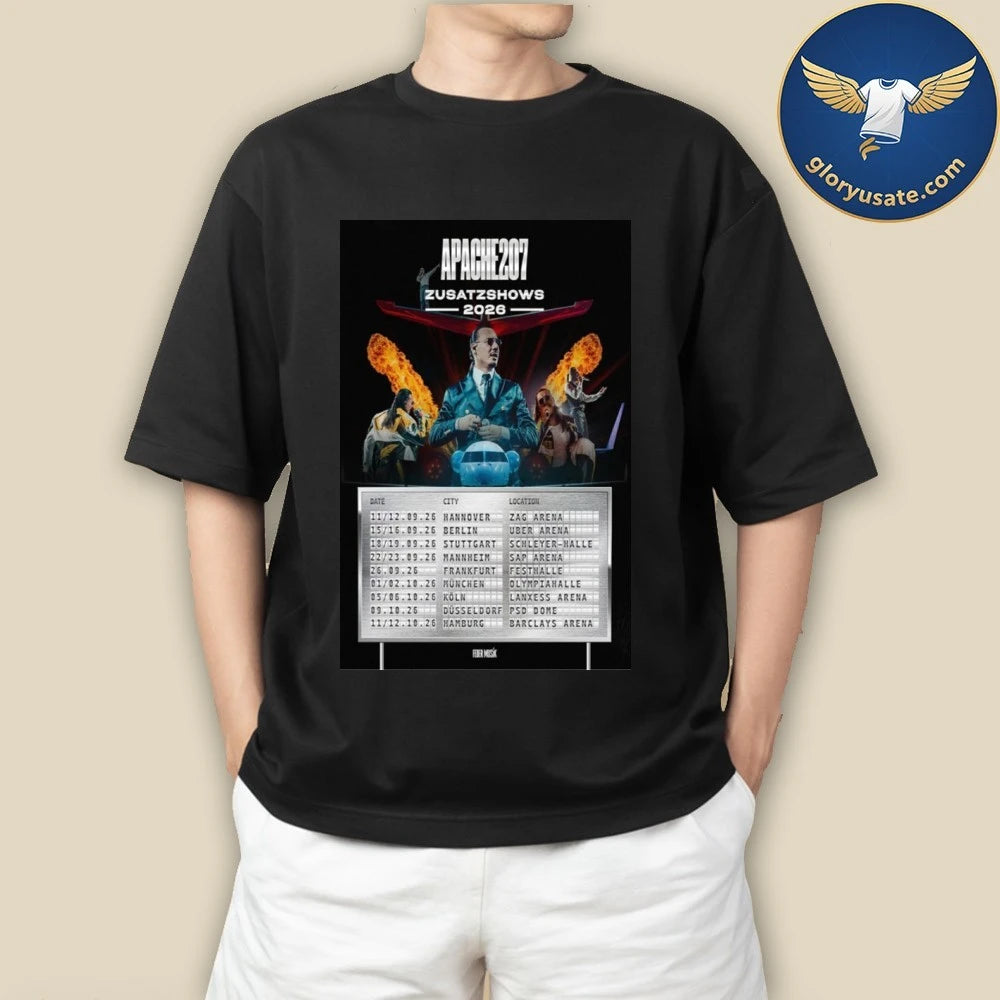 Apache 207 Zusatzshows Tour 2026 Poster Shirt