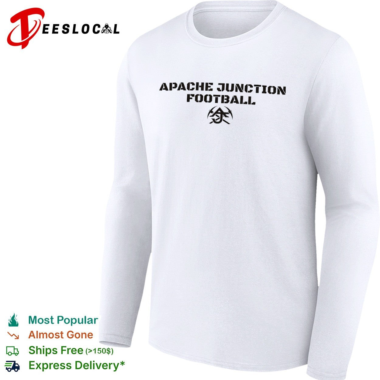 Apache Junction Football AJ Logo shirt