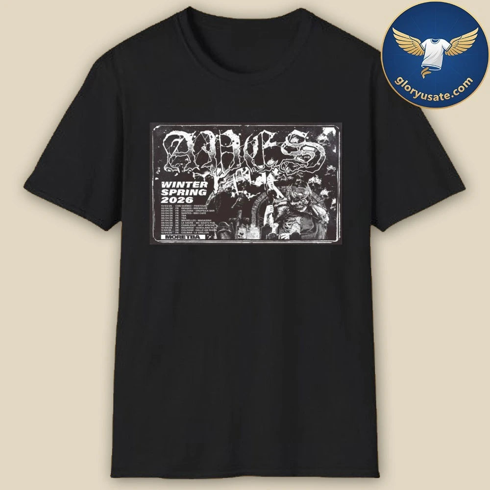 Apes Winter Tour Spring 2026 Poster Shirt