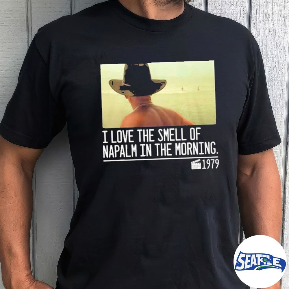Apocalypse Now Tshirt Lt. Col. Kilgore I Love The Smell Of Napalm In The Morning 1979 shirt