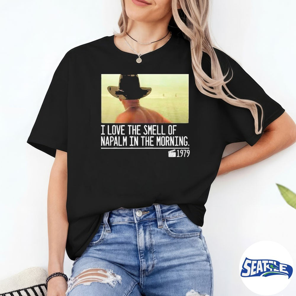 Apocalypse Now Tshirt Lt. Col. Kilgore I Love The Smell Of Napalm In The Morning 1979 shirt