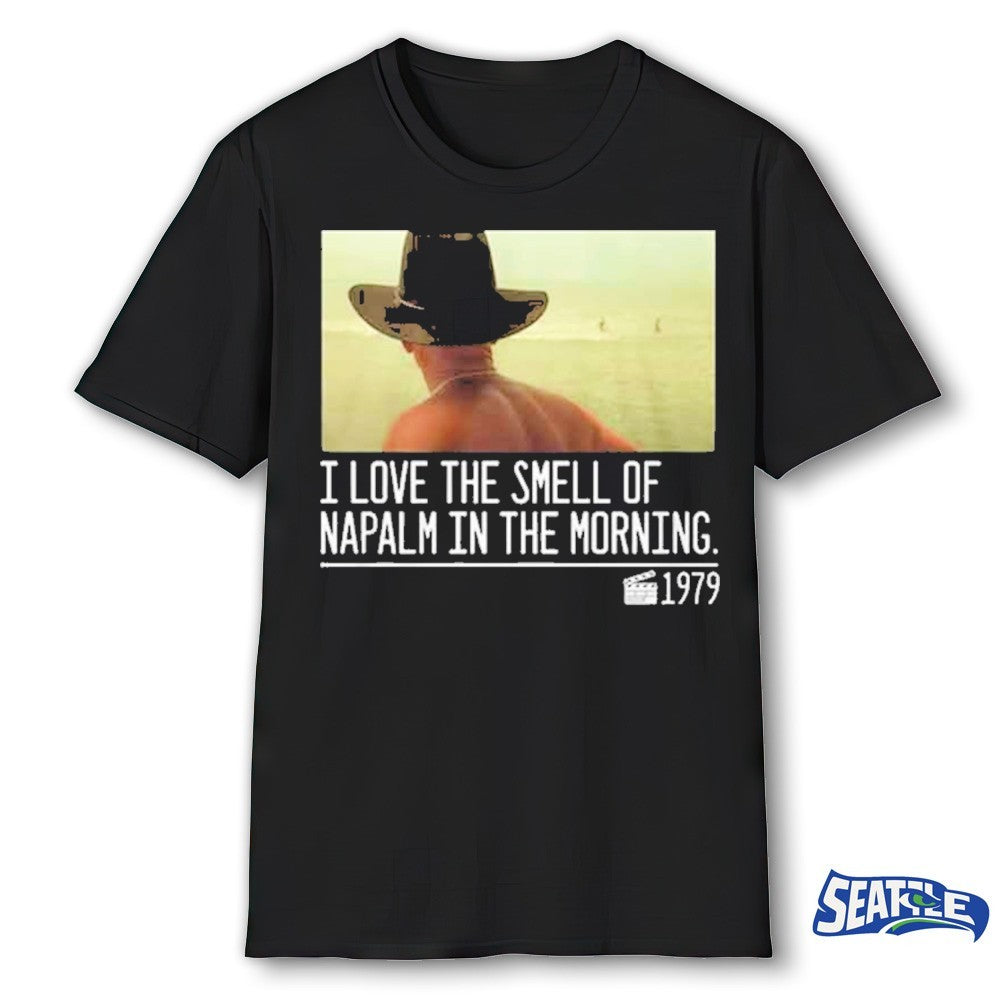 Apocalypse Now Tshirt Lt. Col. Kilgore I Love The Smell Of Napalm In The Morning 1979 shirt