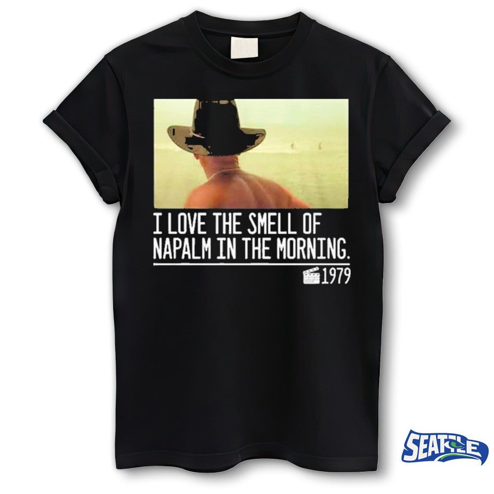 Apocalypse Now Tshirt Lt. Col. Kilgore I Love The Smell Of Napalm In The Morning 1979 shirt
