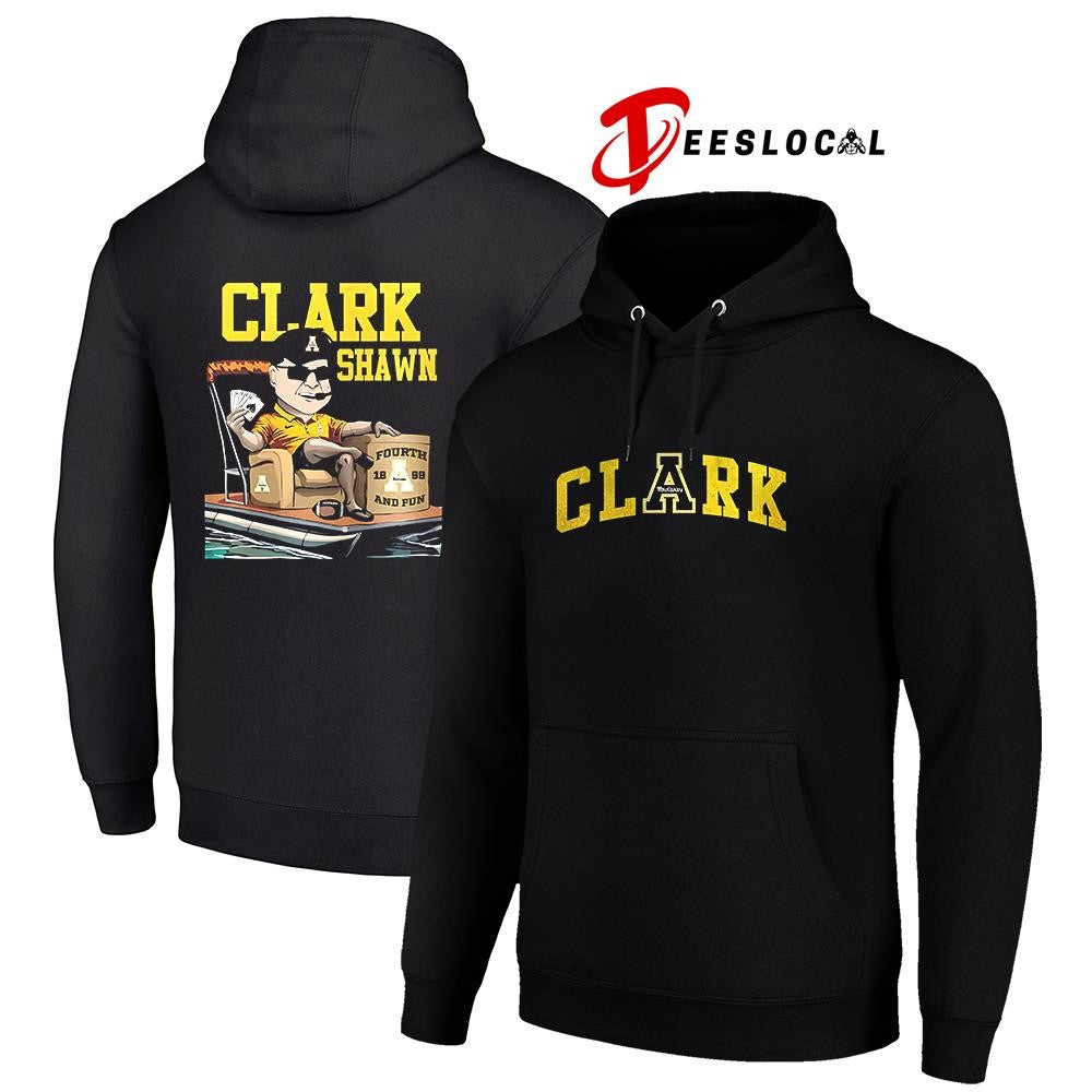 Appalachian State Mountaineers coach Shawn Clark caricature shirt