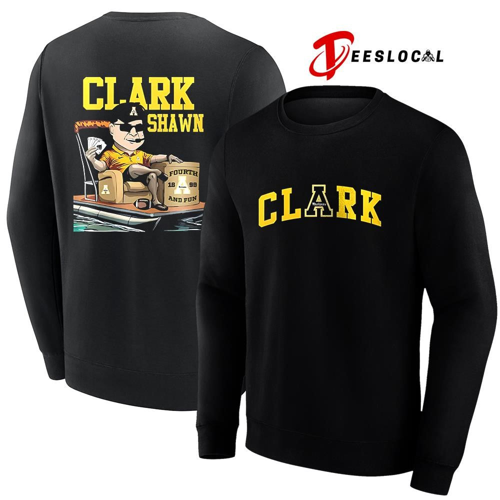Appalachian State Mountaineers coach Shawn Clark caricature shirt