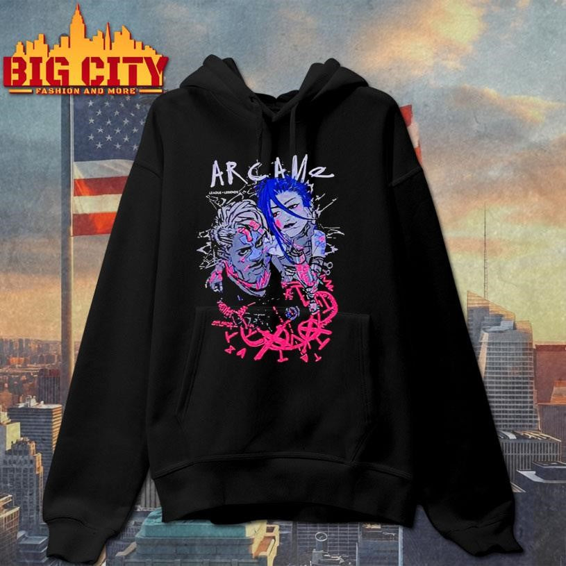 Arcane League of Legends Jinx Ekko Shirt