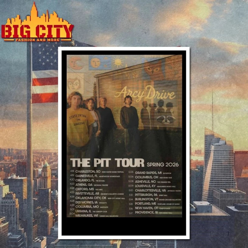 Arcy Drive The Pit Spring Tour 2026 shirt