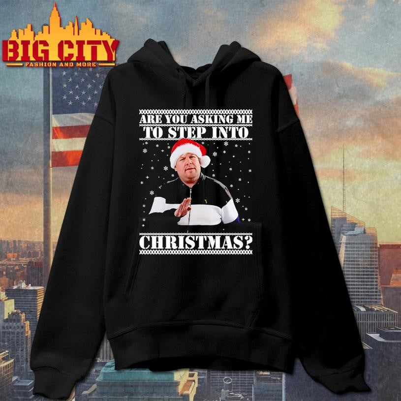 Are You Asking Me Step Into Christmas Smithy &amp; Nessa Ugly Xmas Shirt
