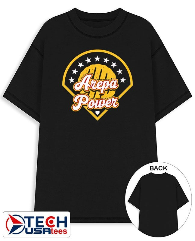Arepa Power logo shirt