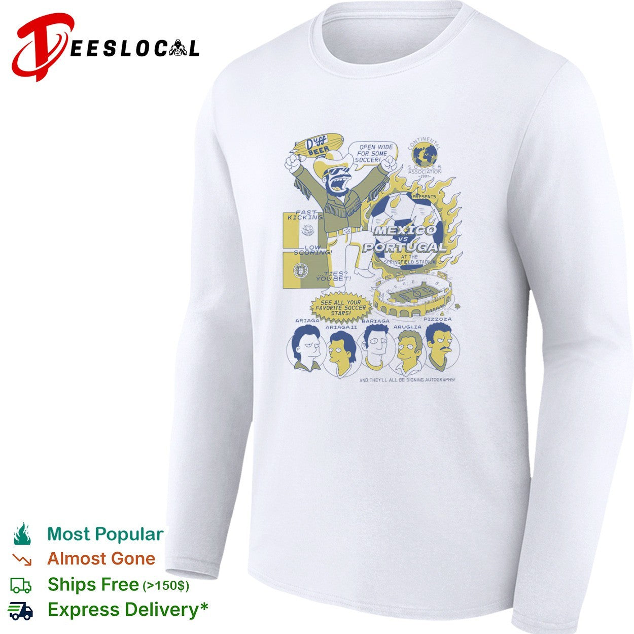 Ariaga Ariaga II Bariaga Aruglia Pizzoza Mexico vs Portugal shirt
