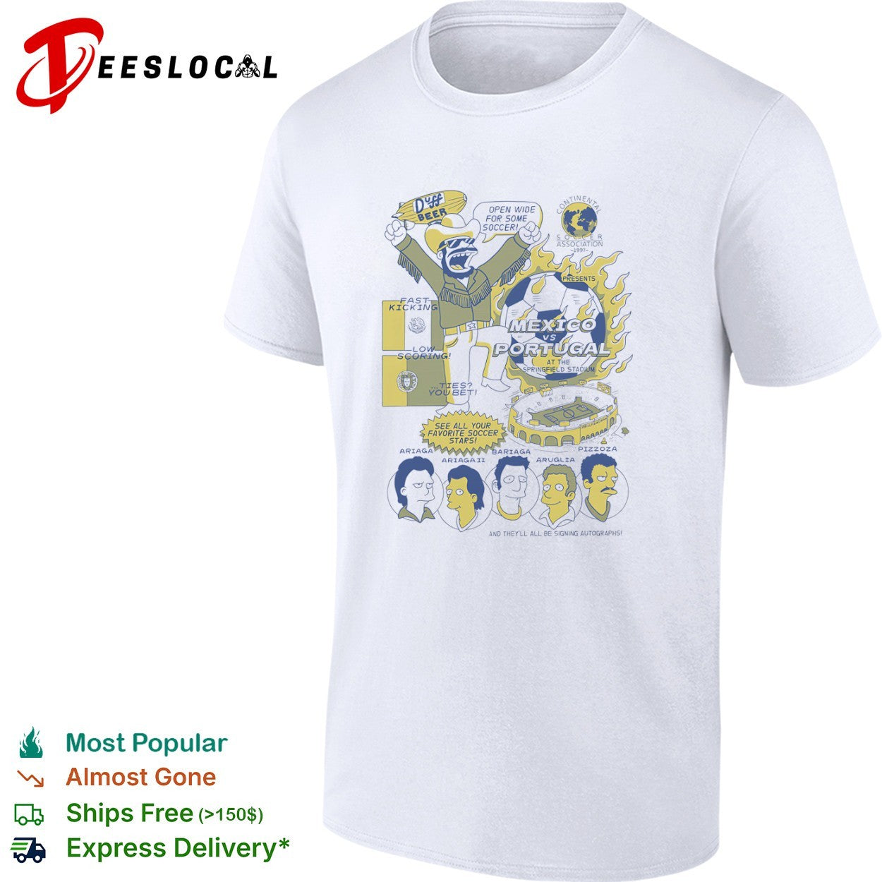 Ariaga Ariaga II Bariaga Aruglia Pizzoza Mexico vs Portugal shirt