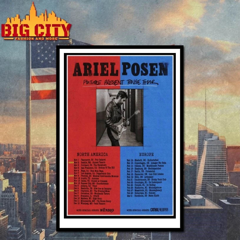Ariel Posen Tour North America 2025 And Europe 2026 Poster Shirt