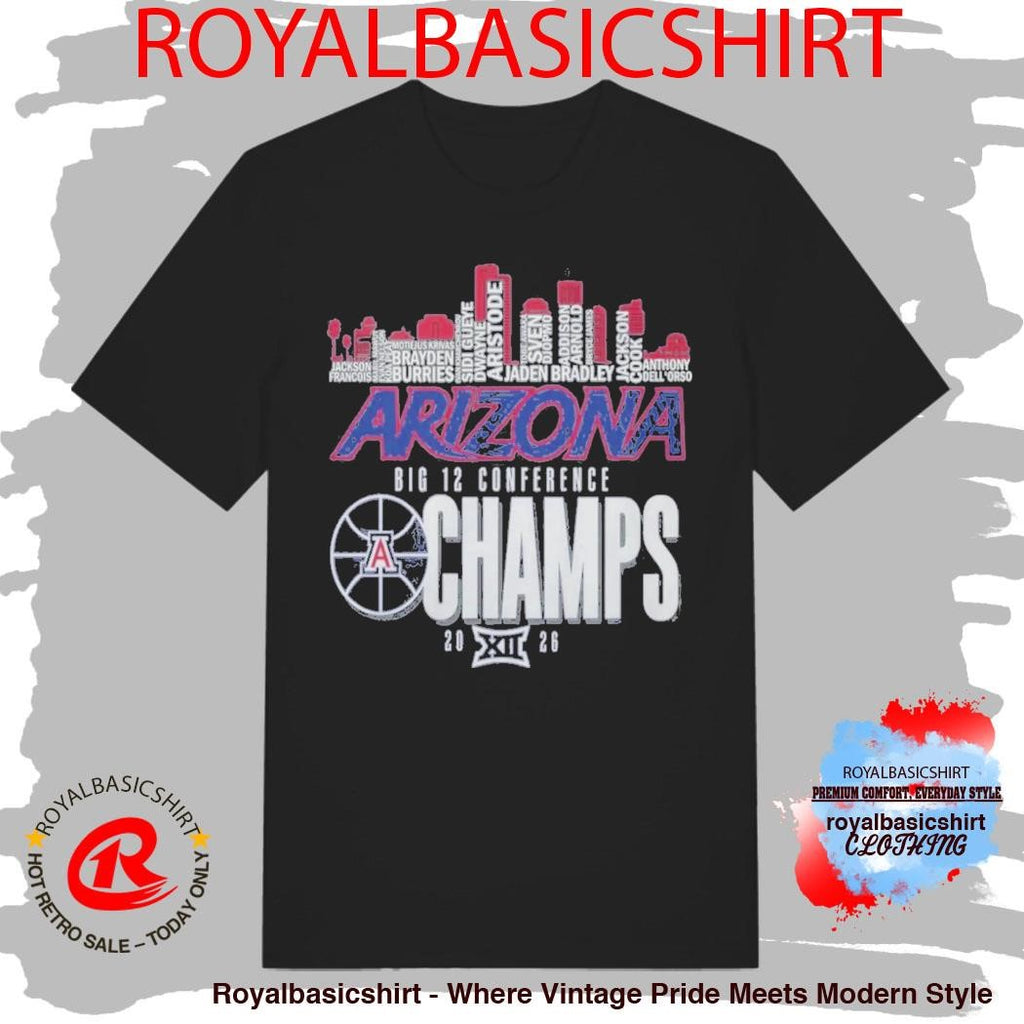 Arizona Big 12 Conference Champs 2026 Shirt