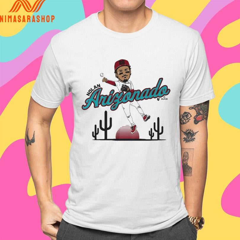 Arizona Diamondbacks Nolan Arenado Arizonado Caricature Shirts